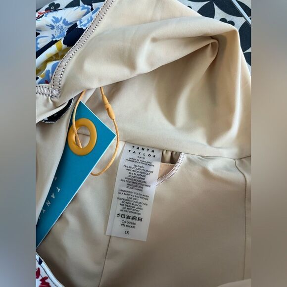 Tanya Taylor Kelly Wrap One-Piece NWT Size 1X - Picture 10 of 11